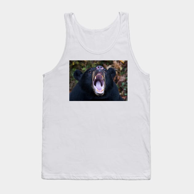 "I am not Yogi!!!" - Black Bear Tank Top by Jim Cumming